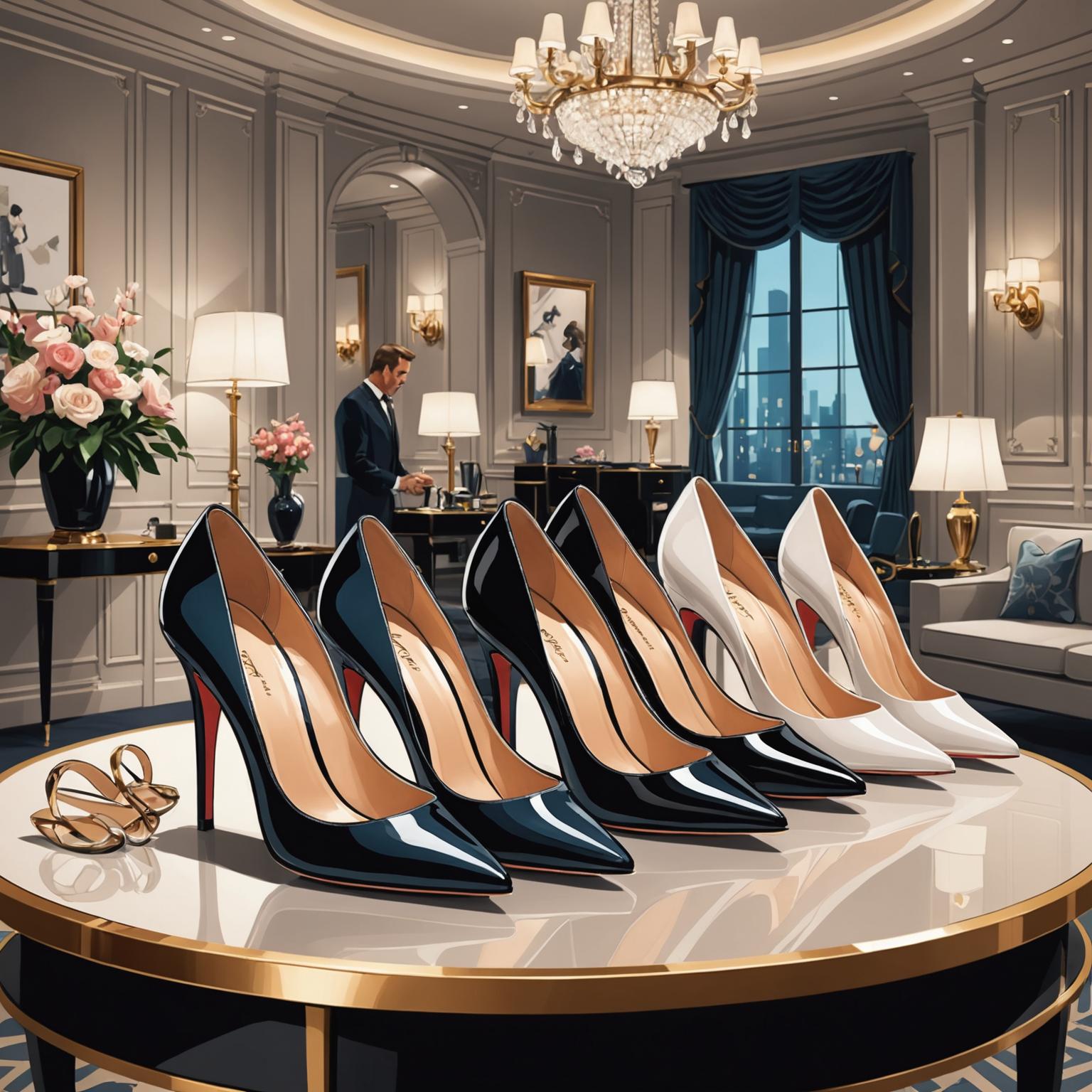 The Red Enchantment: High Heel Shoes with Elegance
