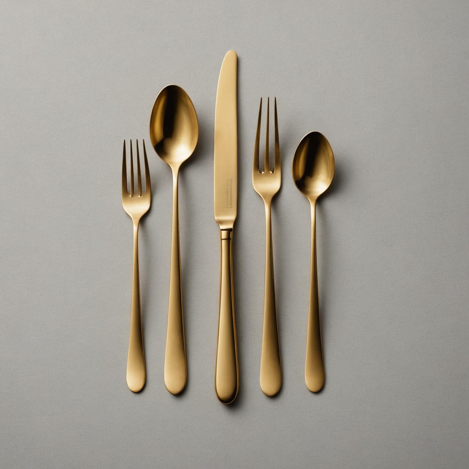 rose gold cutlery, rose gold knife and fork, premium rose gold utensils