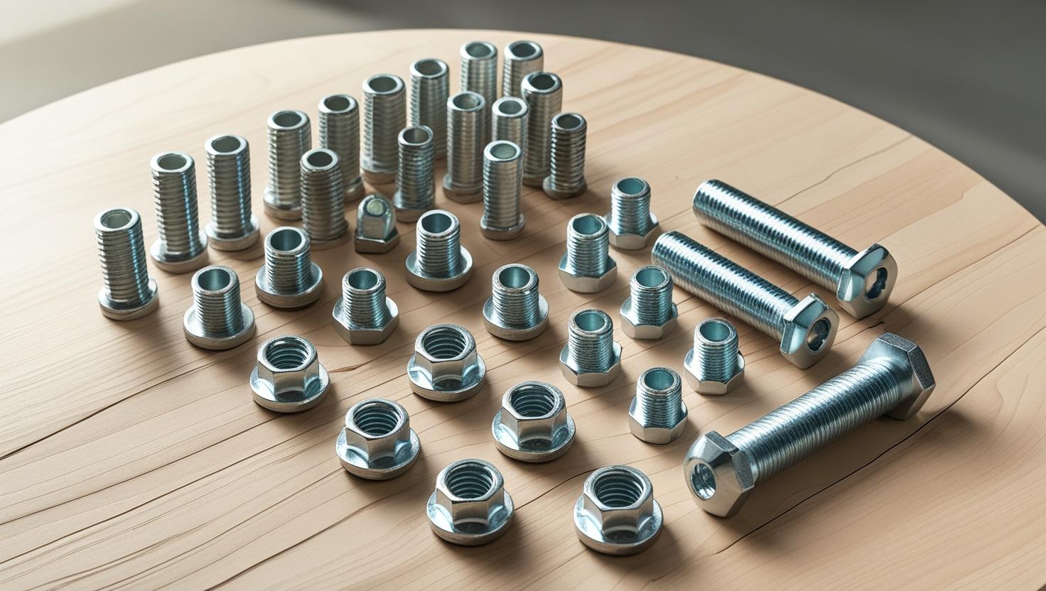 Jingle thermal break bolt kit and assorted structural bolt kit for industrial applications