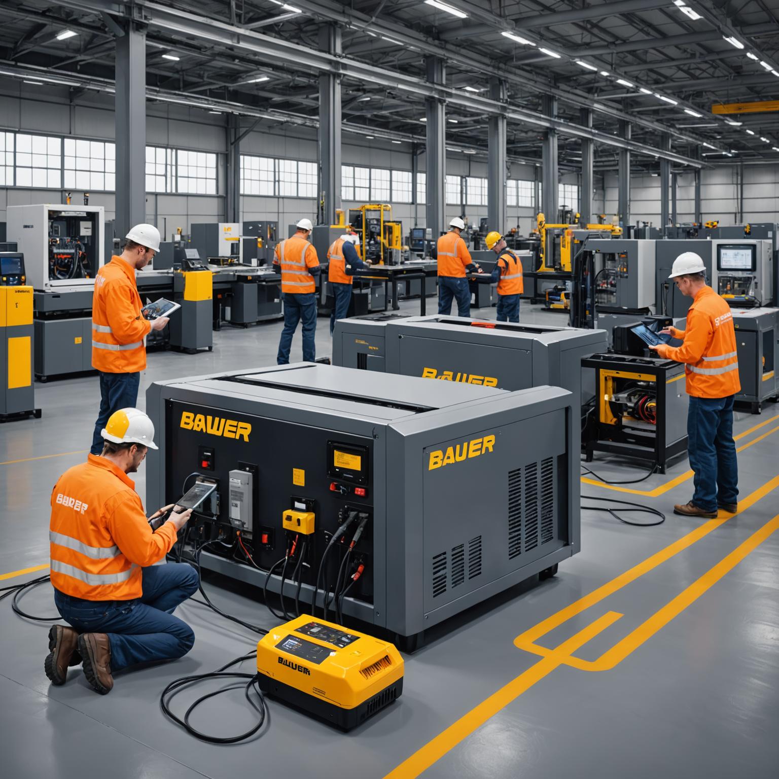 Fabricante de cargadores de batería: Innovaciones con Bauer 20V