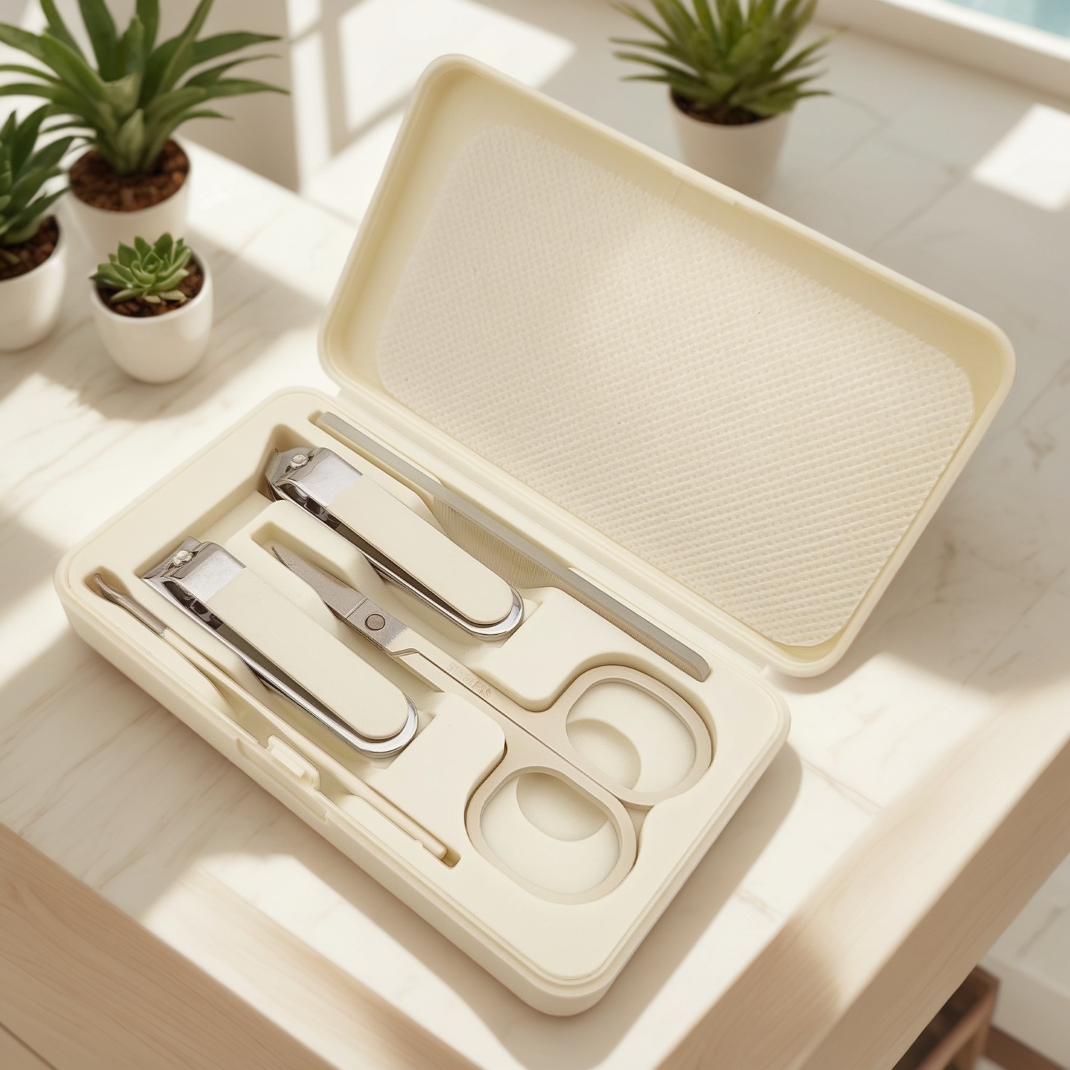 Outils de manucure végétaliens en gros, fabricant d'outils de beauté personnalisés, outils de toilettage de haute qualité en gros, outils de manucure de qualité salon