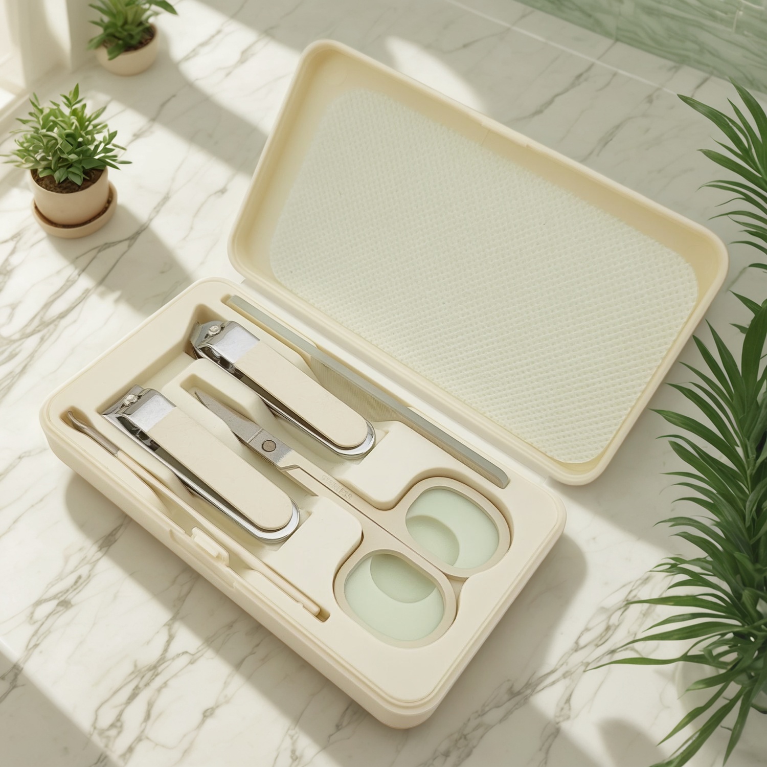 Outils de manucure végétaliens en gros, fabricant d'outils de beauté personnalisés, outils de toilettage de haute qualité en gros, outils de manucure de qualité salon