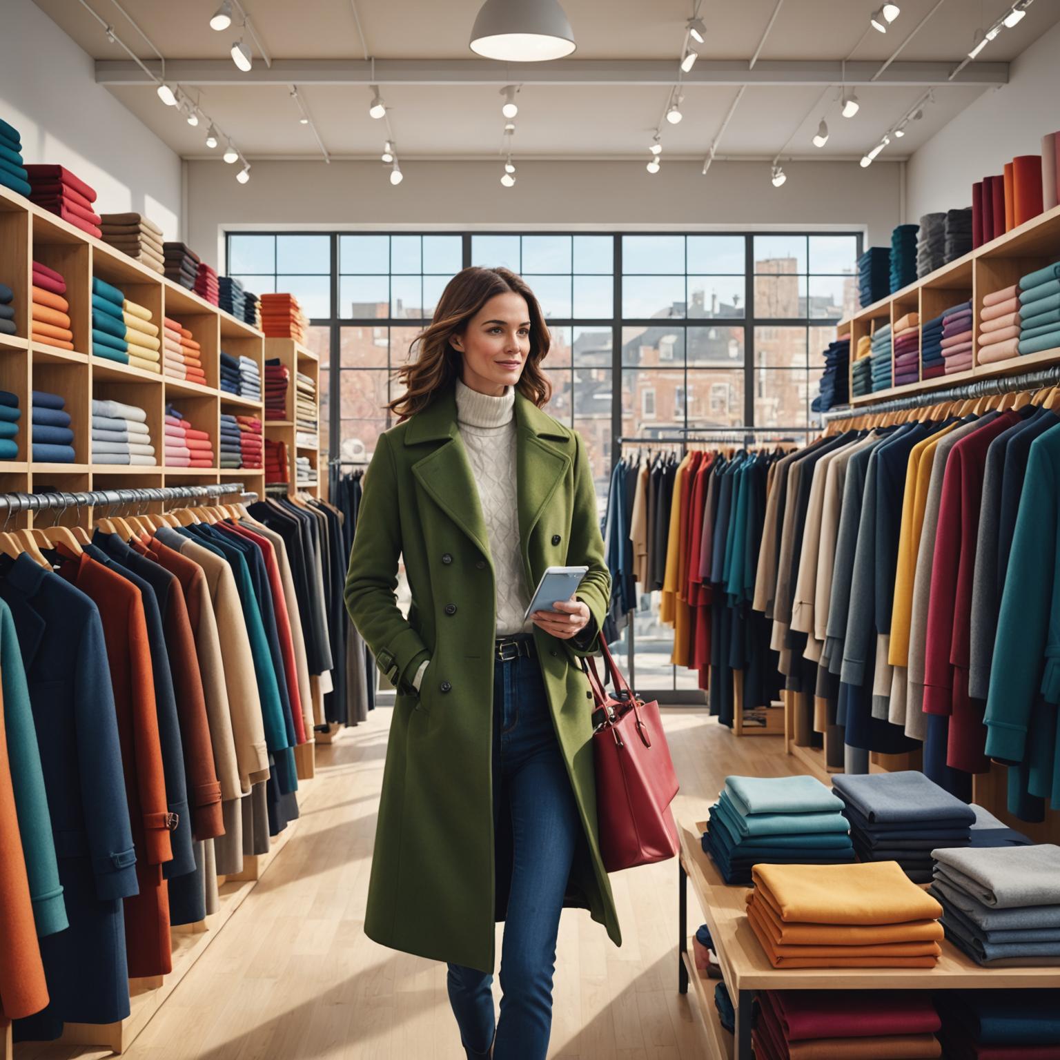 Person standing in a factory with machinery in the background