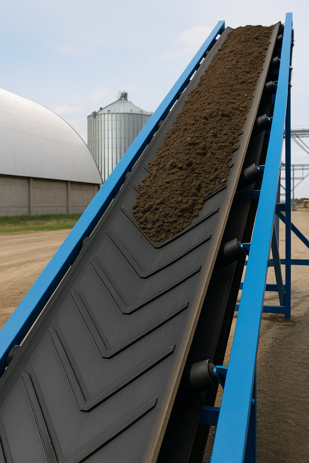 Chevron Conveyor Belts: Built for Steep Angles, Heavy Loads, and Zero Slippage