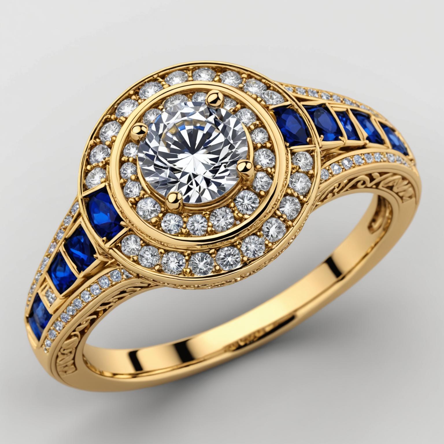 luxury jewelry elegant gold ring