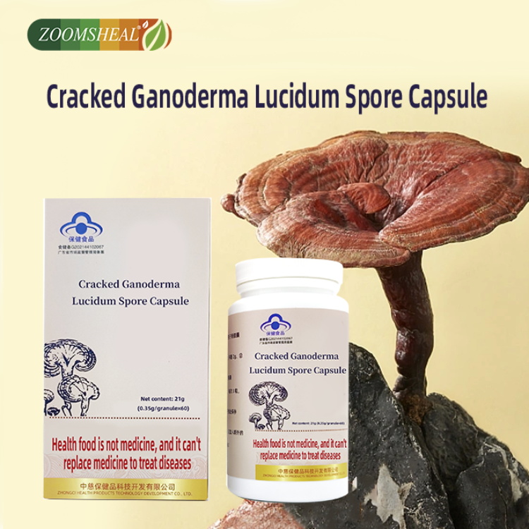 Reishi with product bottle