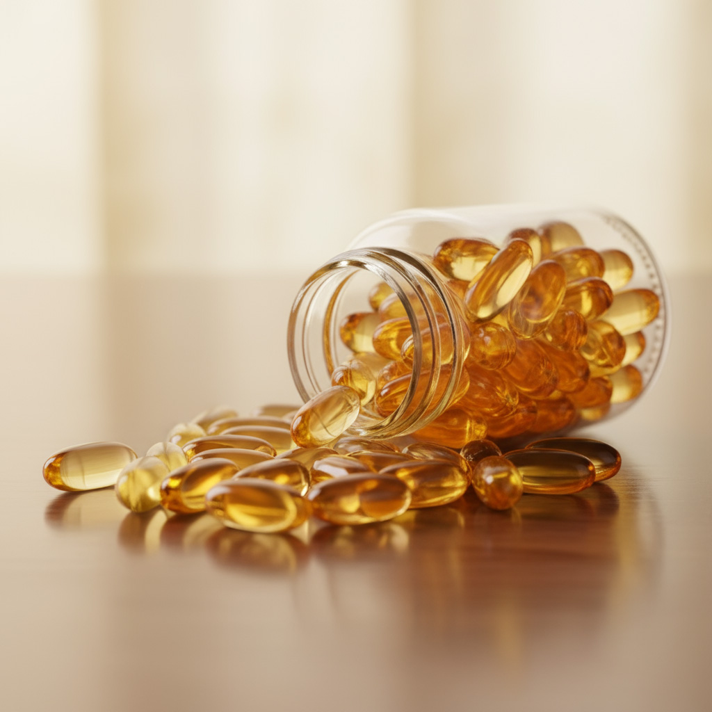 Omega-3 softgel capsules