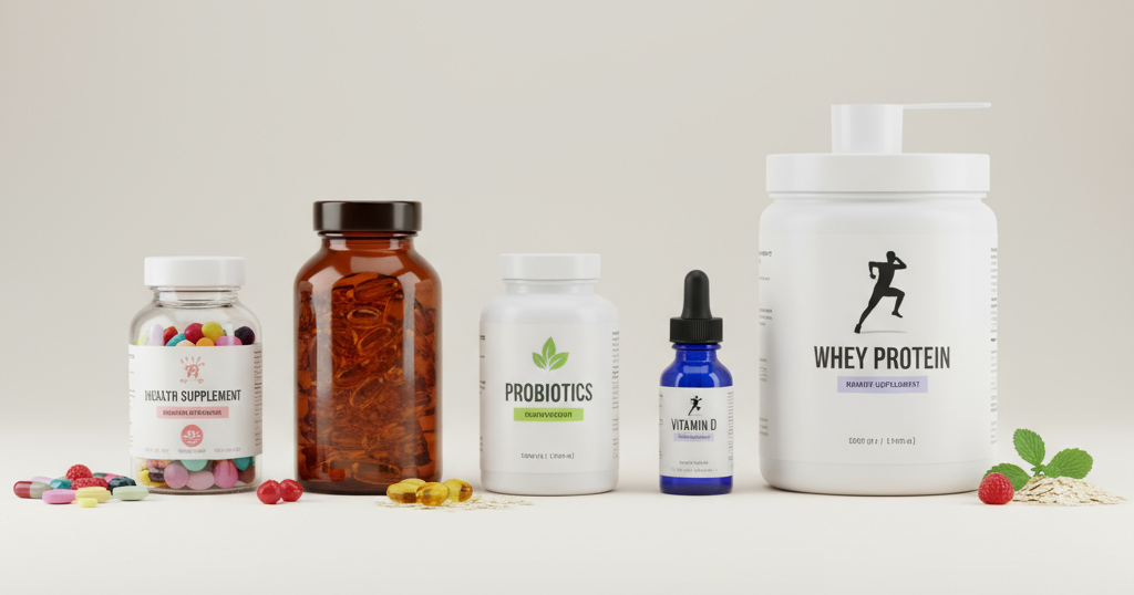 Top 5 supplements horizontal banner