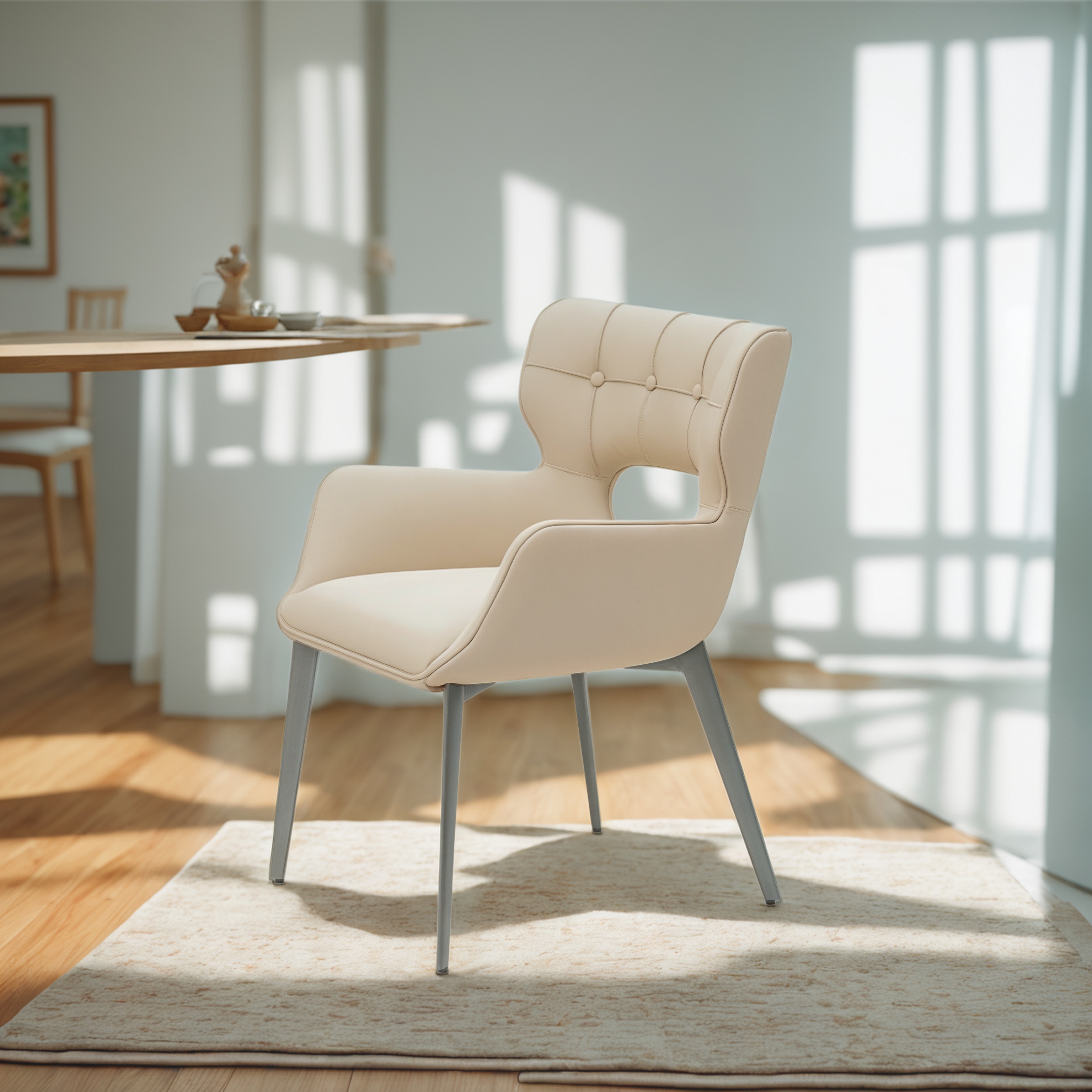 Black designer armrests, light luxury, high-end reclining chairs