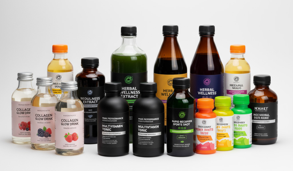 Various liquid dietary supplements