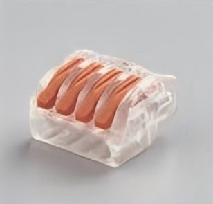 PCT-214 Cage Spring Terminal Blocks PC material 21 Series 4 Pins connectors