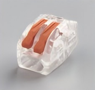 PCT-212 Cage Spring Terminal Blocks PC material 21 Series 2 Pins connectors