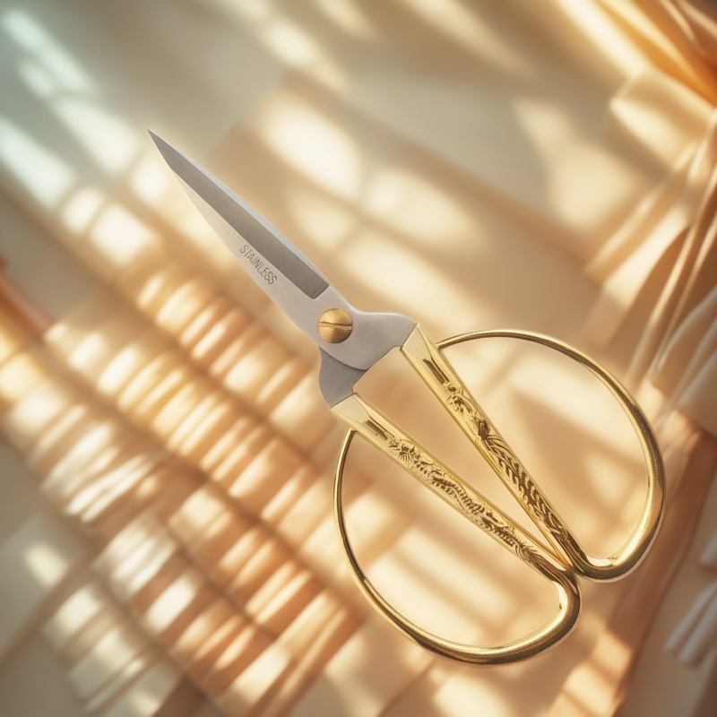 tesoura doméstica, tesoura de estilo chinês, tesoura de liga de zinco, fabricação de tesouras