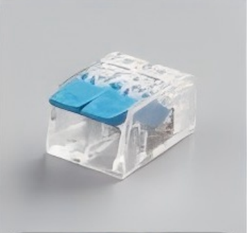 PCT-412 Cage Spring Terminal Blocks PC material 41 Series 2 Pins connectors