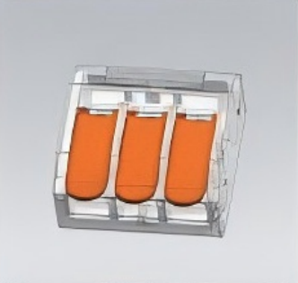 PCT-613 Cage Spring Terminal Blocks PC material 61 Series 3 Pins connectors