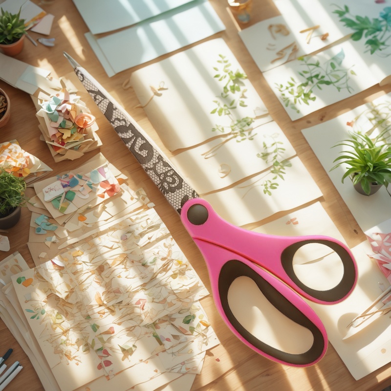 家用剪刀：时尚实用，刀片涂层