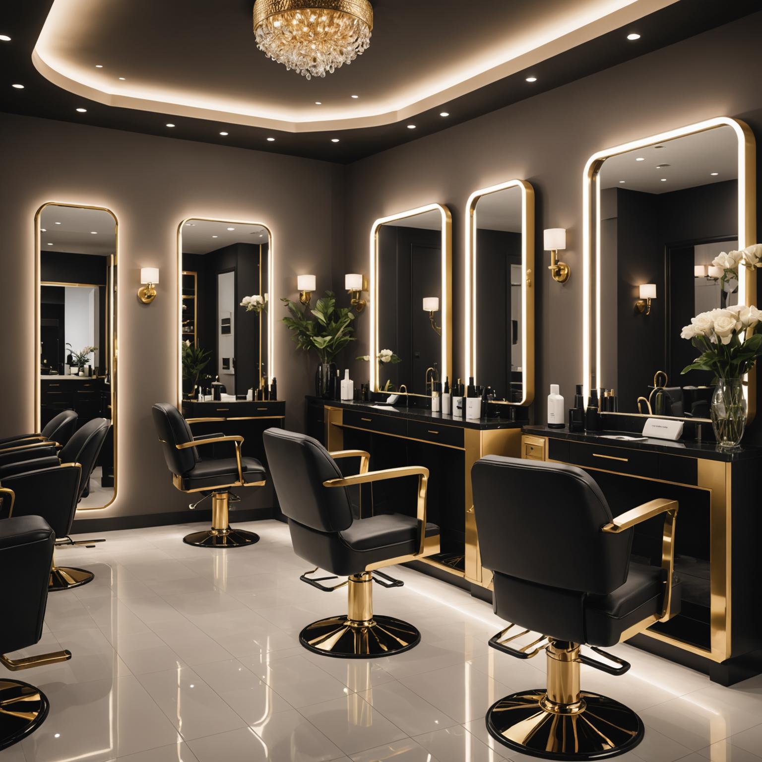 Forniture all&#39;ingrosso per saloni di bellezza: scopri la serie Luxura Gold