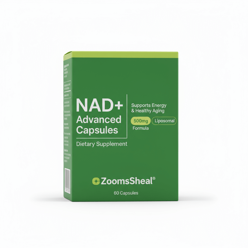 the front of the packaging of an NDA+ capsule