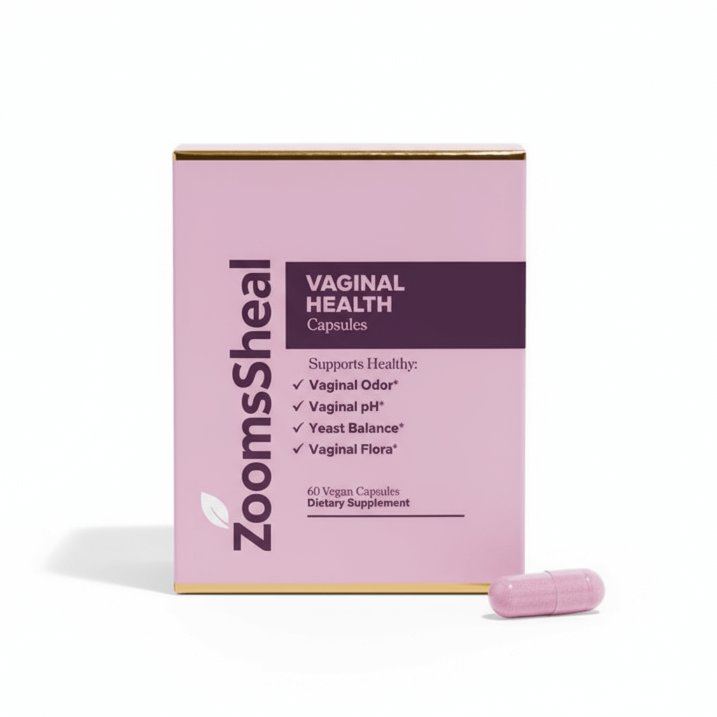 Female probiotic capsule packaging box