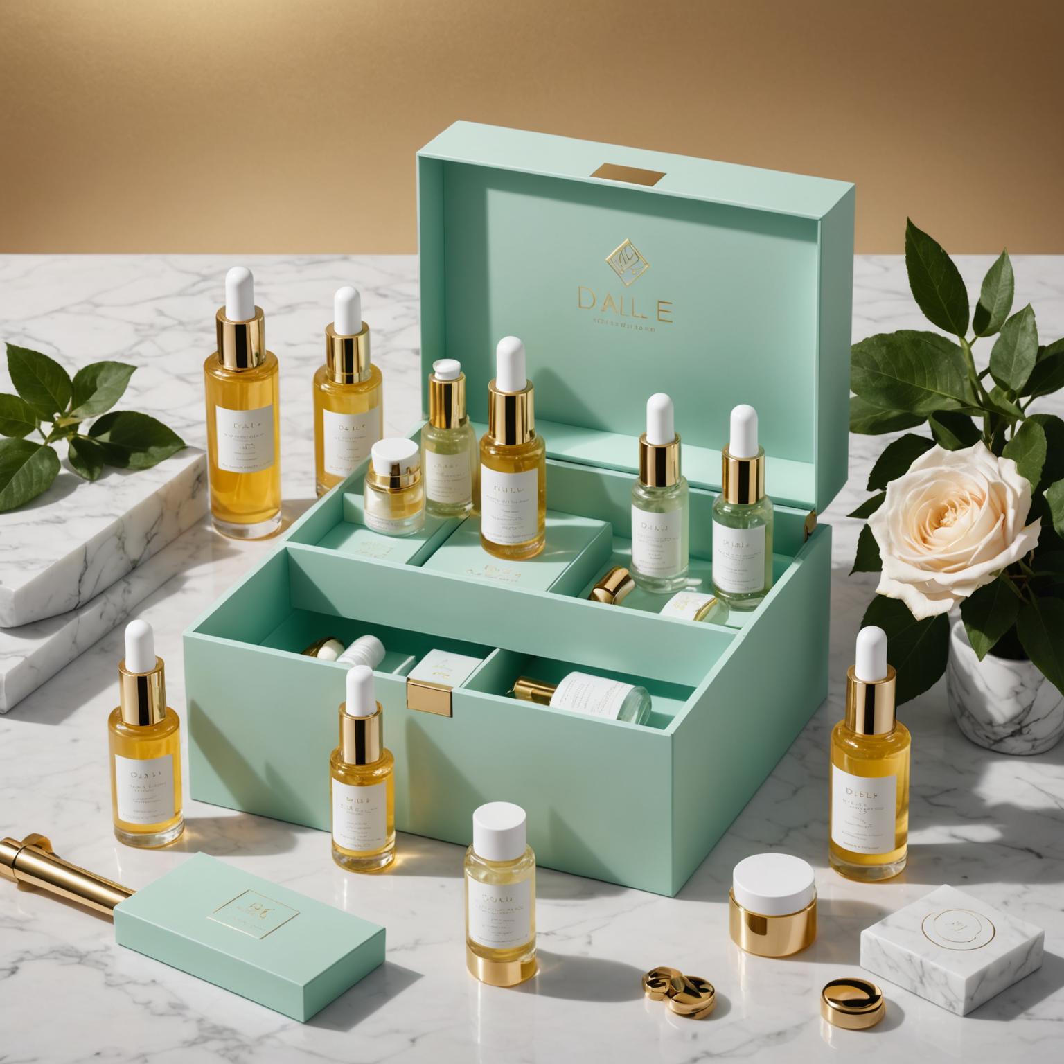 Skincare serum bottle