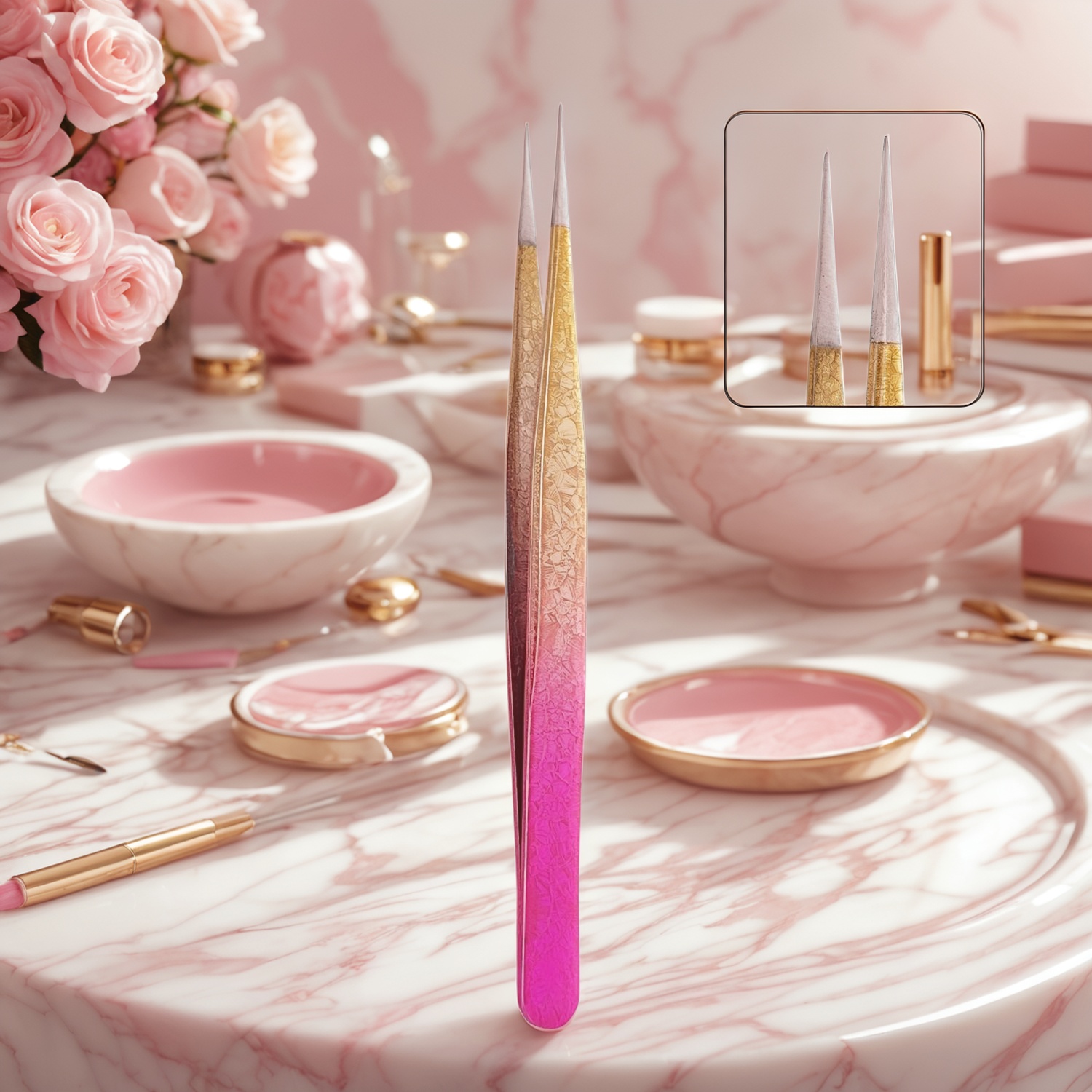 Precision Tools: Tweezers for False Lash Perfection