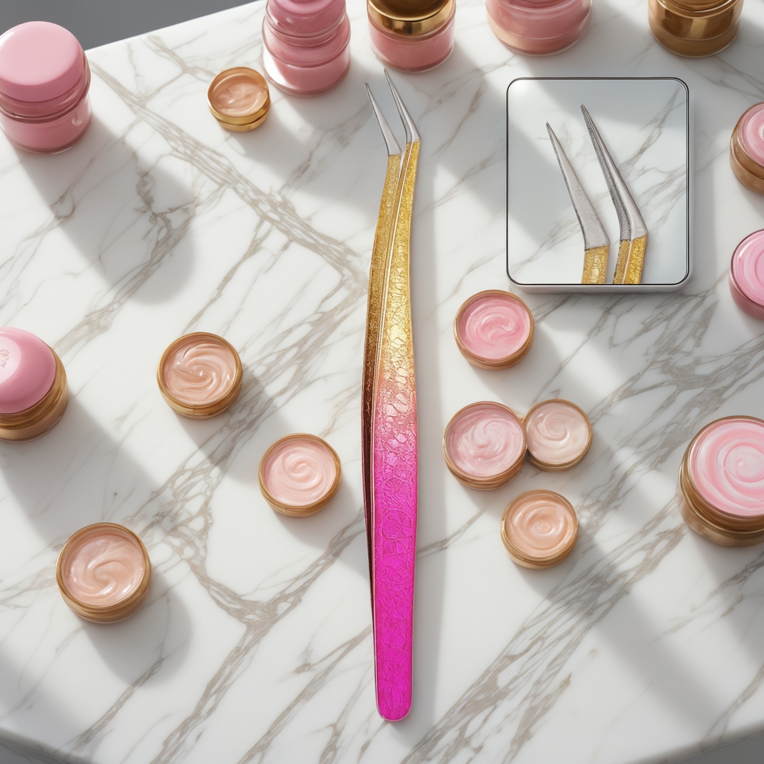 tweezers for false lash, custom made tweezers, B2B beauty supplies