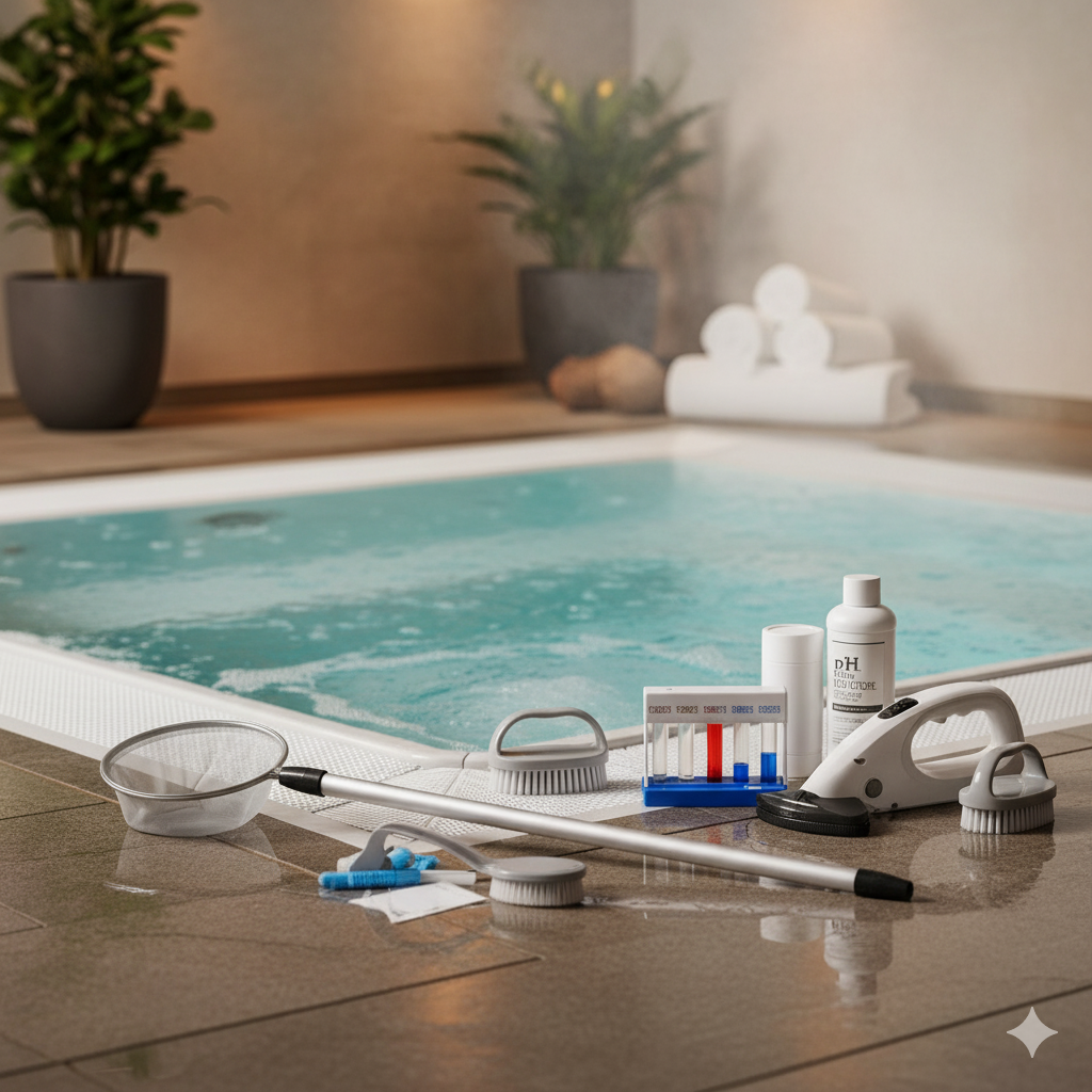 Spa Pool Cleaning Tools: Smart Design for High-Temperature, Compact Environments