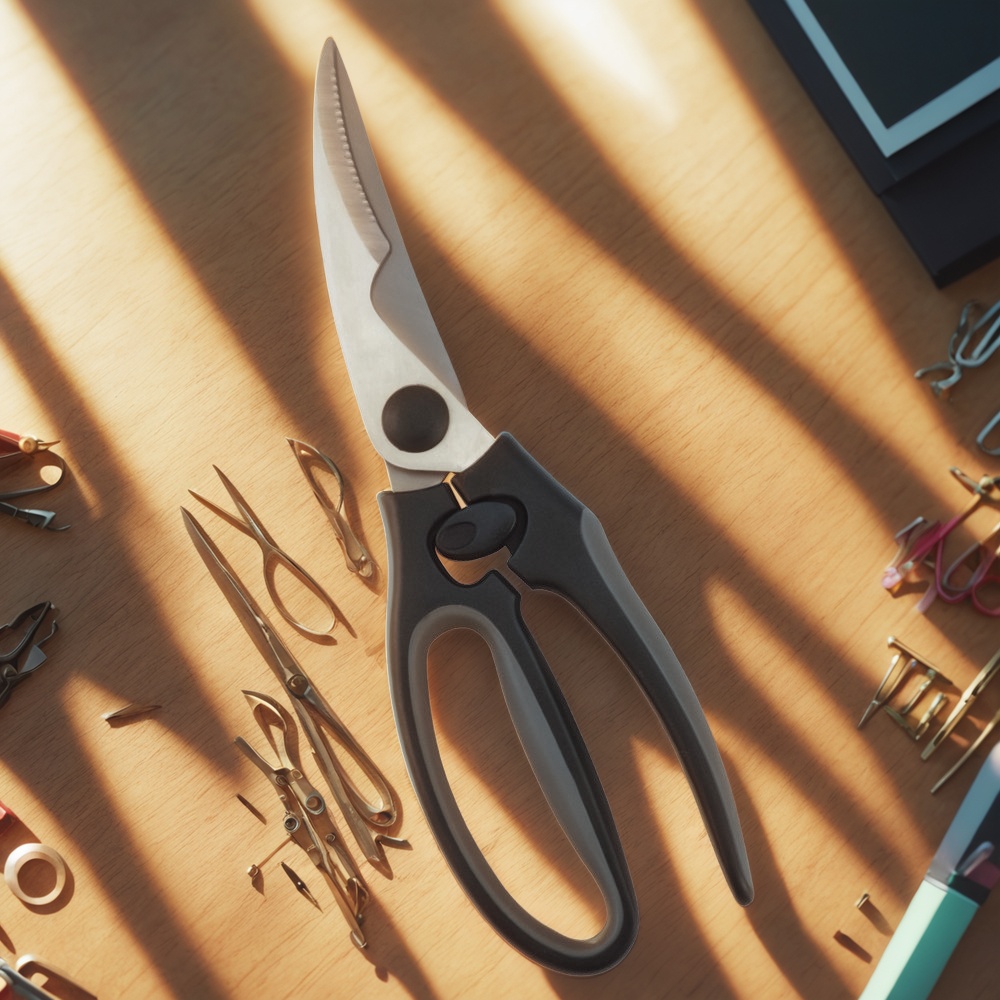 Tesouras para aves OEM, tesouras de cozinha multifuncionais, fábrica de tesouras de cozinha, tesouras multiuso