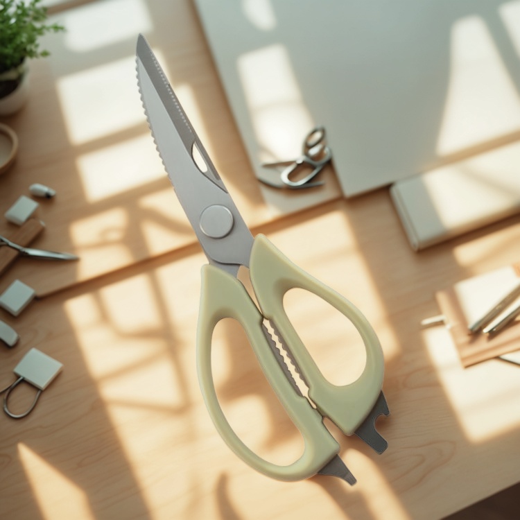 ciseaux de cuisine multifonctionnels, usine de ciseaux Yangjiang, ciseaux OEM, fabricant de ciseaux de cuisine