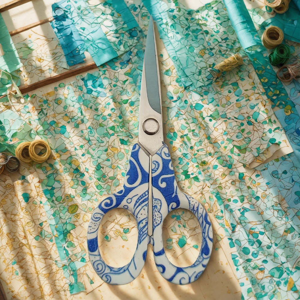 Chinese style sewing scissors