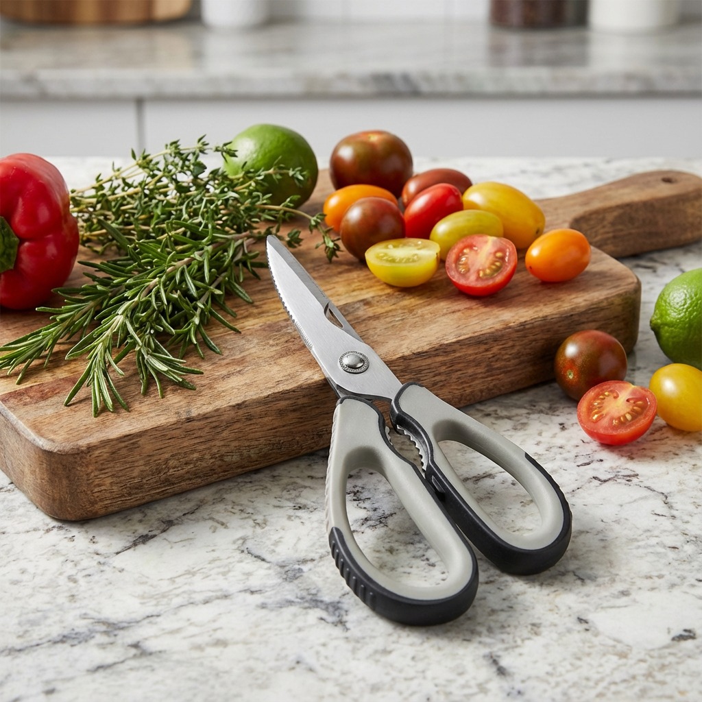 用多功能厨房剪刀彻底改变烹饪