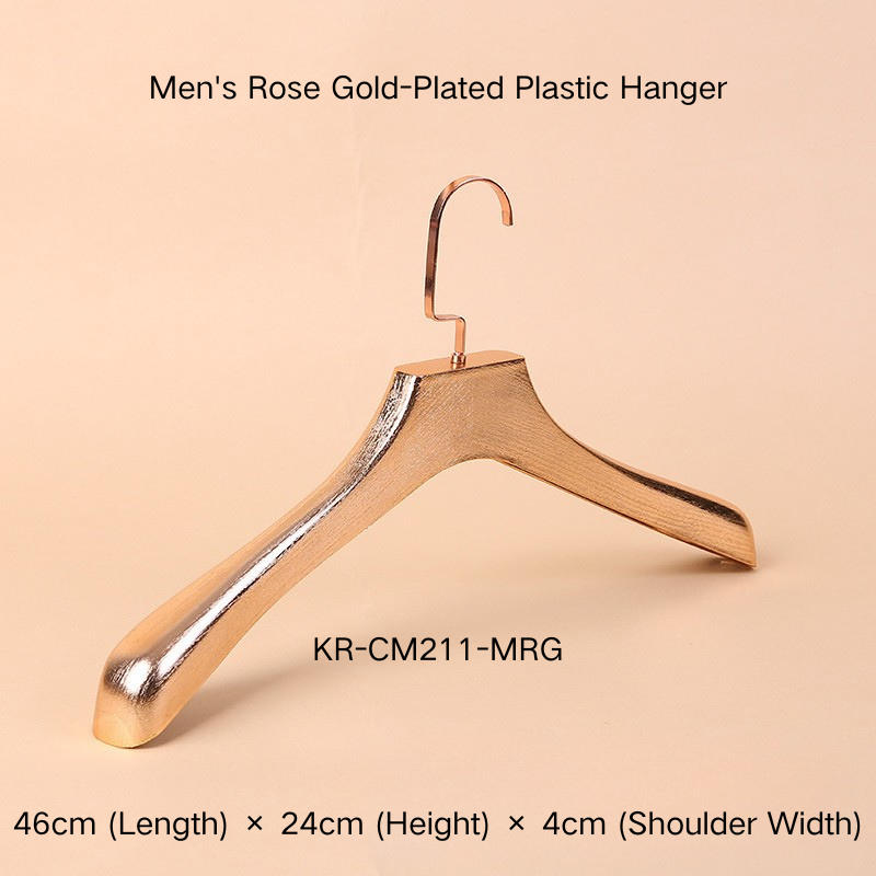 Men's Rose Gold-Plated Plastic Hanger-KR-CM211-MRG