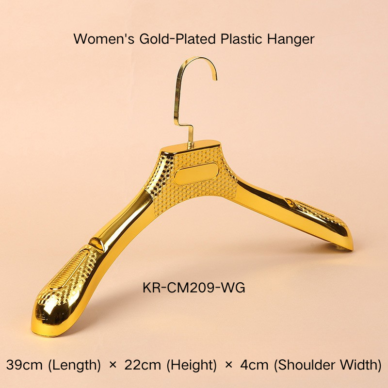 Gold Plated Plastic Hangers