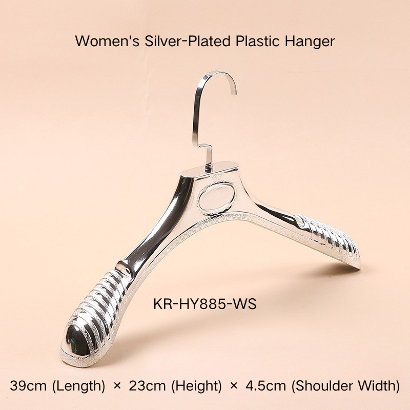 Silver Plated Plastic Hangers