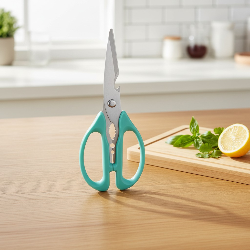 multi-functional kitchen scissors, OEM kitchen scissors, high quality kitchen scissors