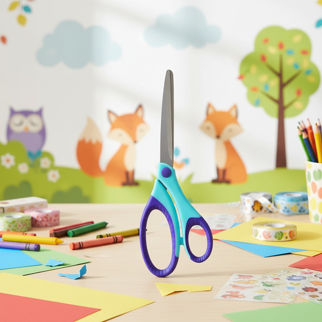 OEM soft grip scissors, household scissors manufacturer, scissors for home use, ergonomic scissors design