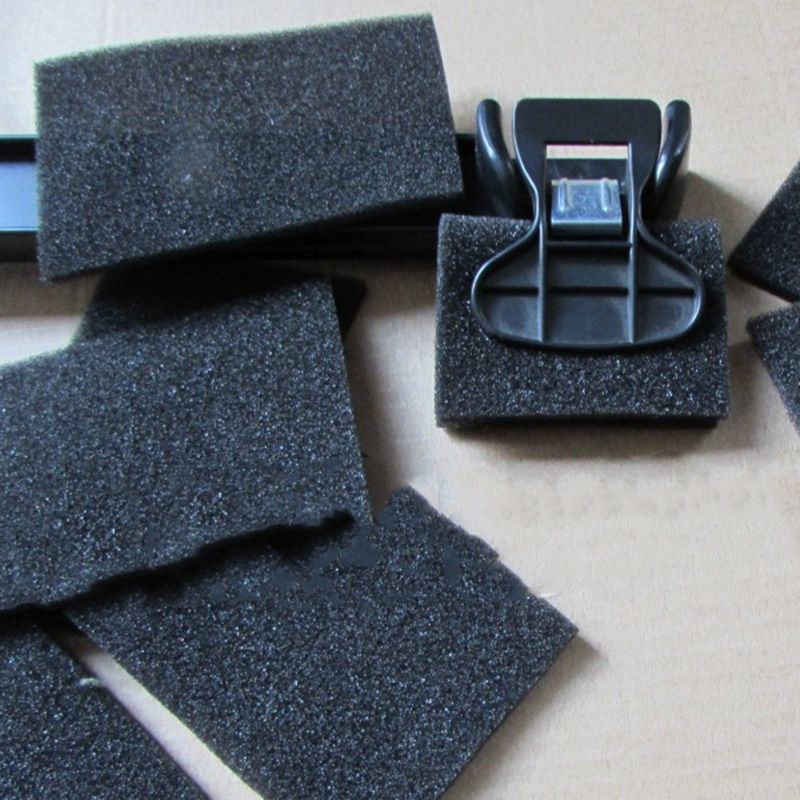 Black trouser clip sponge pads