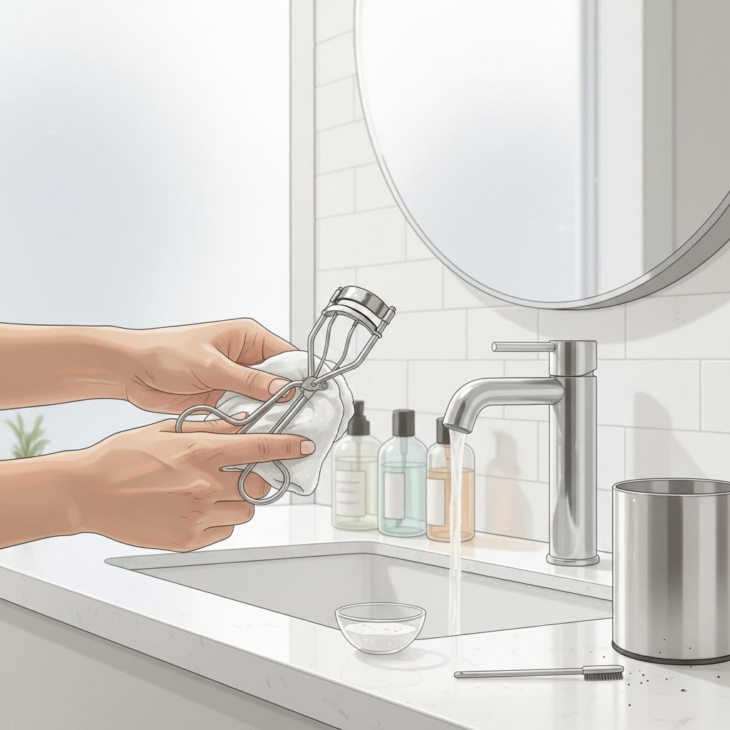 まつげカーラーの洗い方