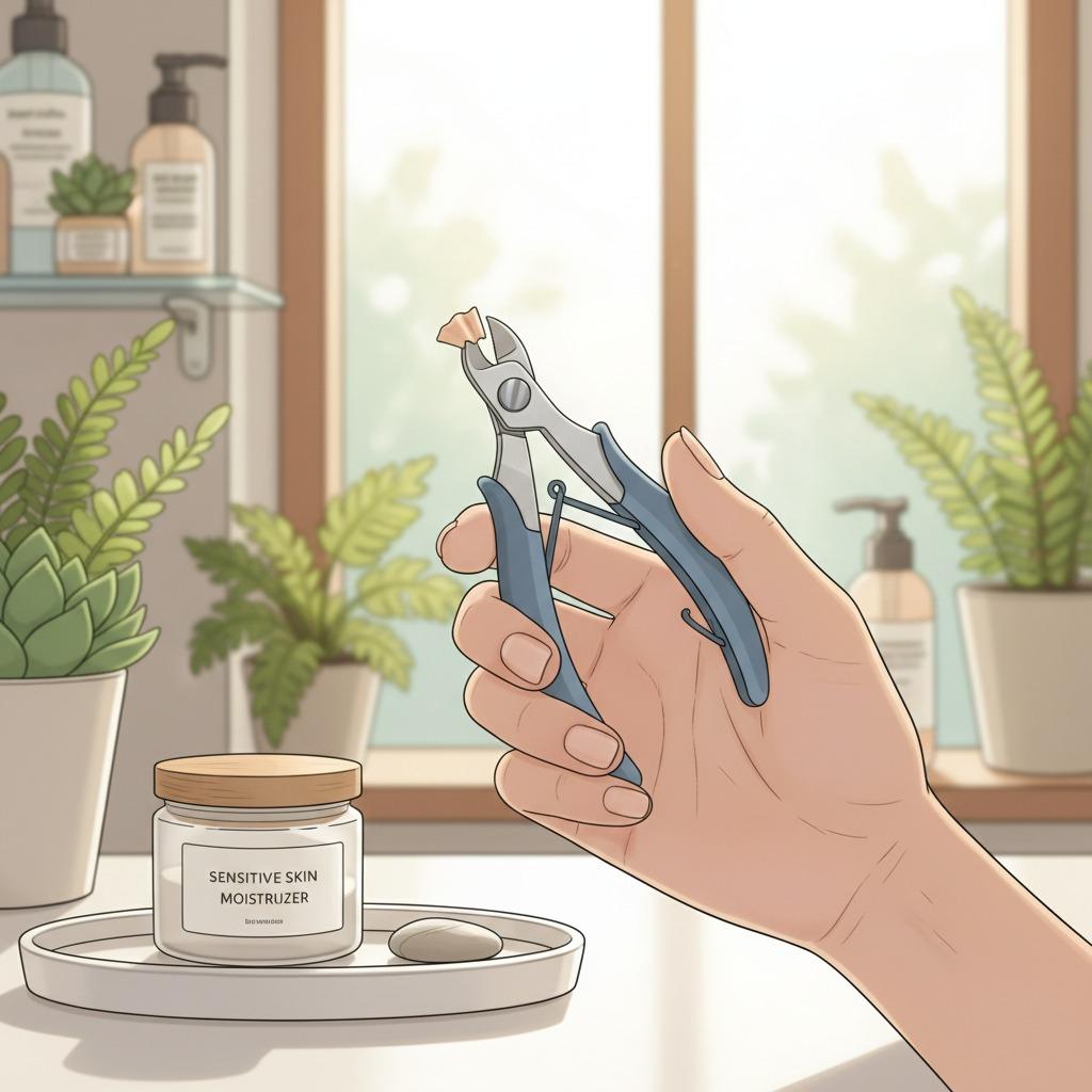 人間工学に基づいた爪切り