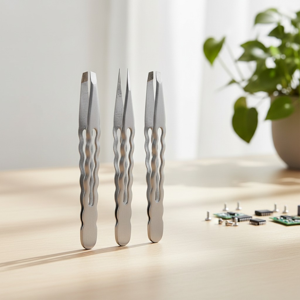 stainless steel tweezers