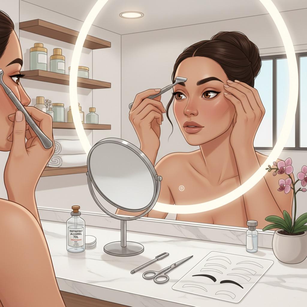 眉毛修剪器分步指南