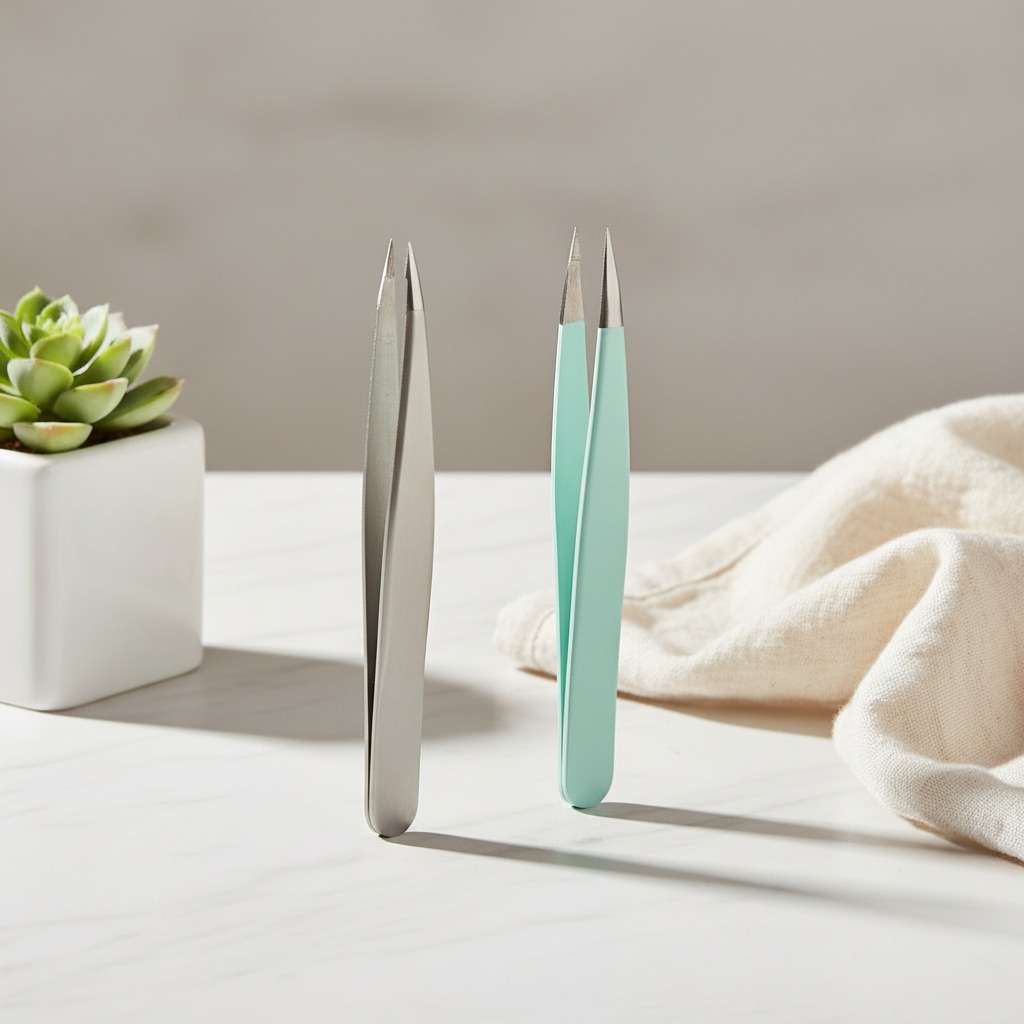 poined eyebrow tweezers