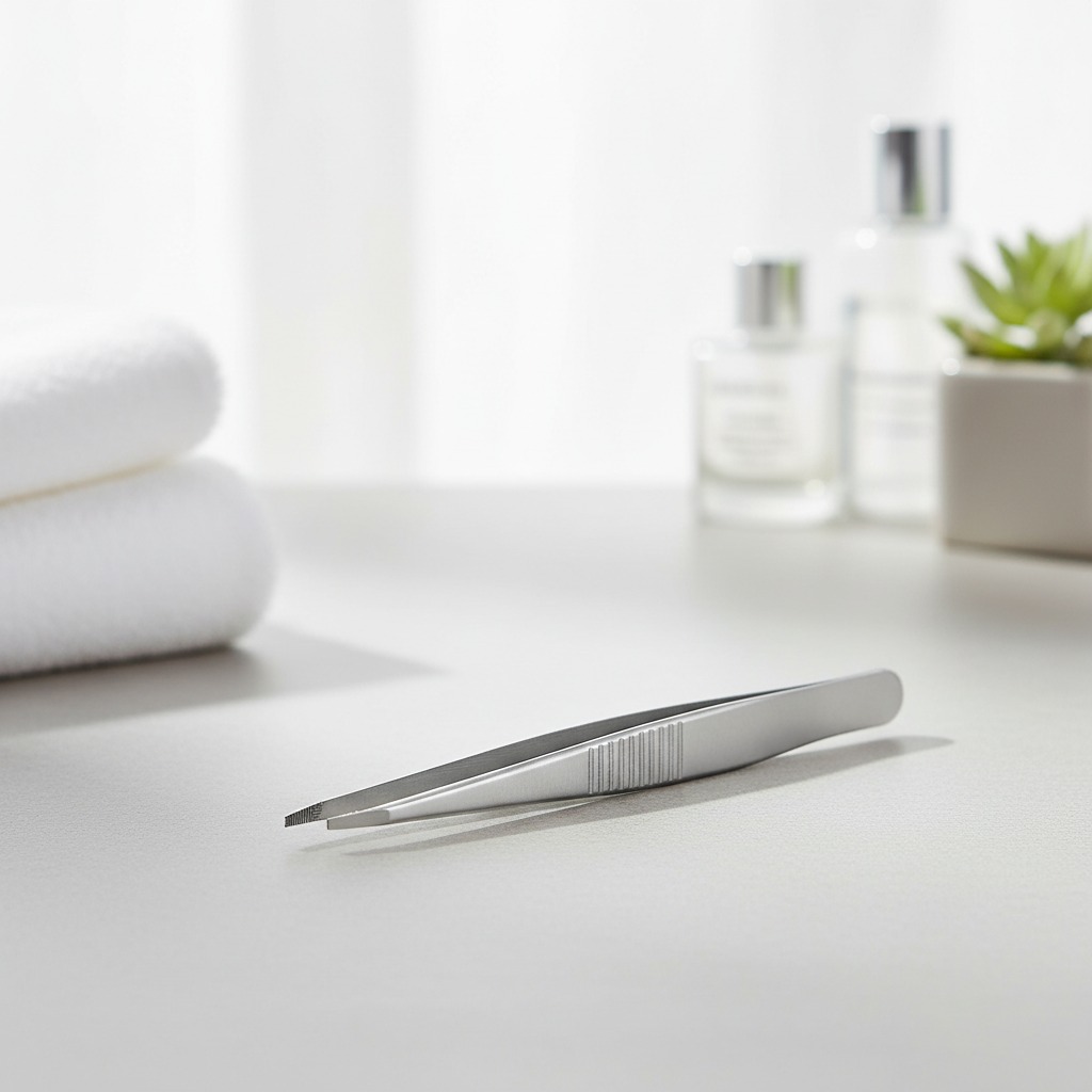 pointed eyebrow tweezers