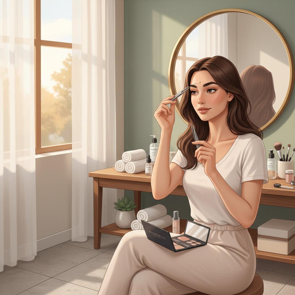 Faça você mesma o design de sobrancelhas