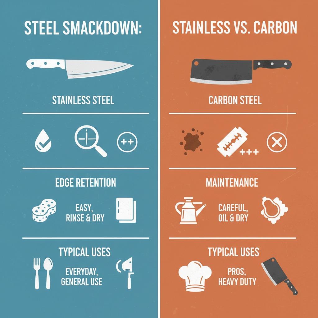 stainless steel vs carbon steel