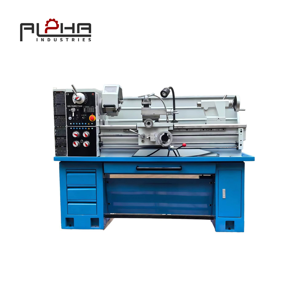 Person standing in a factory with machinery in the background