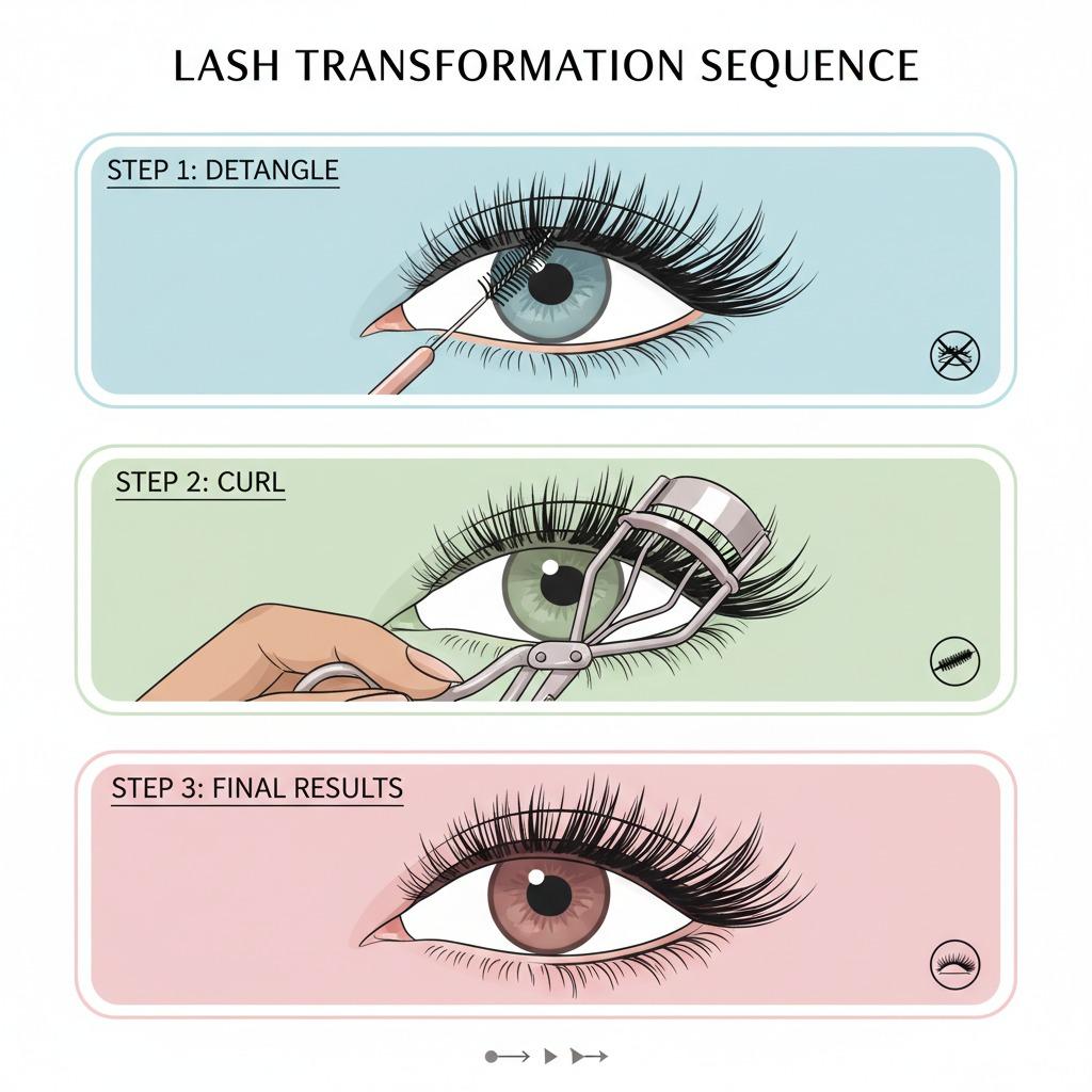 reparar pestañas desordenadas