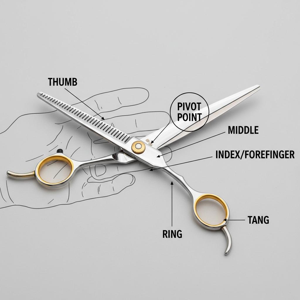 如何正确握剪刀以减少手部疲劳