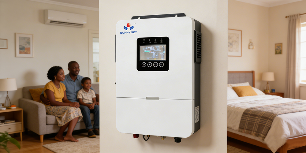 hybrid solar inverter, China solar inverter manufacturers, Guangzhou solar power systems, best hybrid solar inverter China