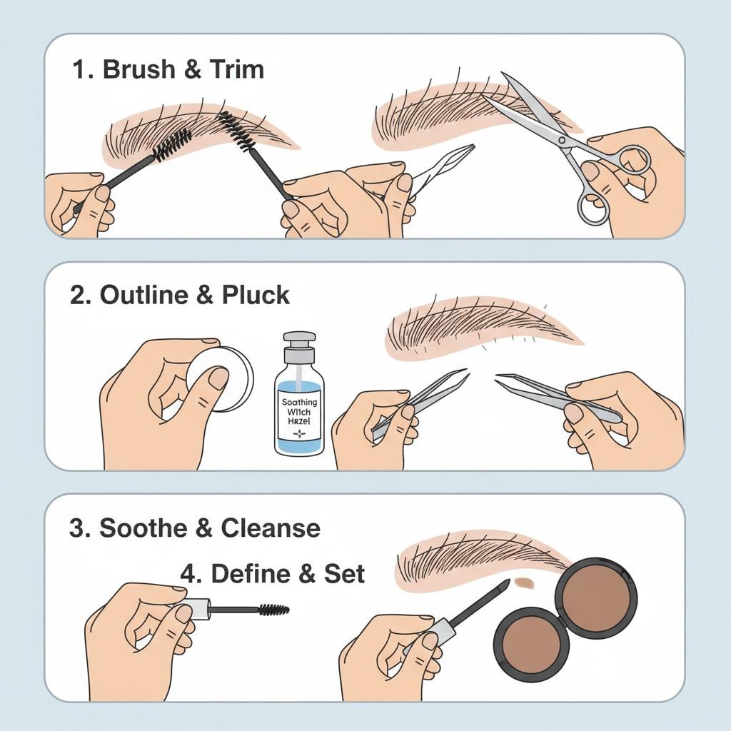 眉毛のメンテナンス